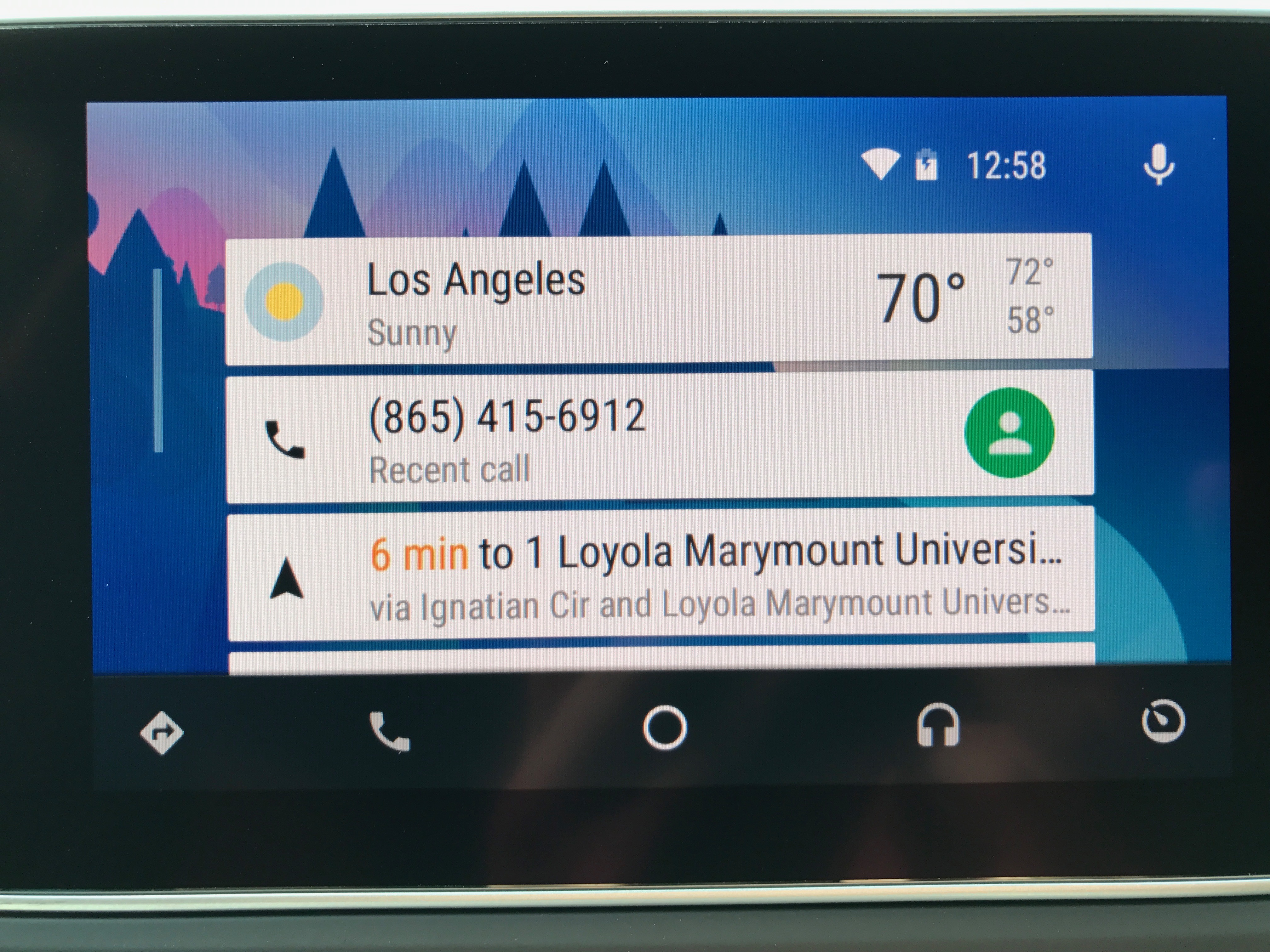 Android Auto Home