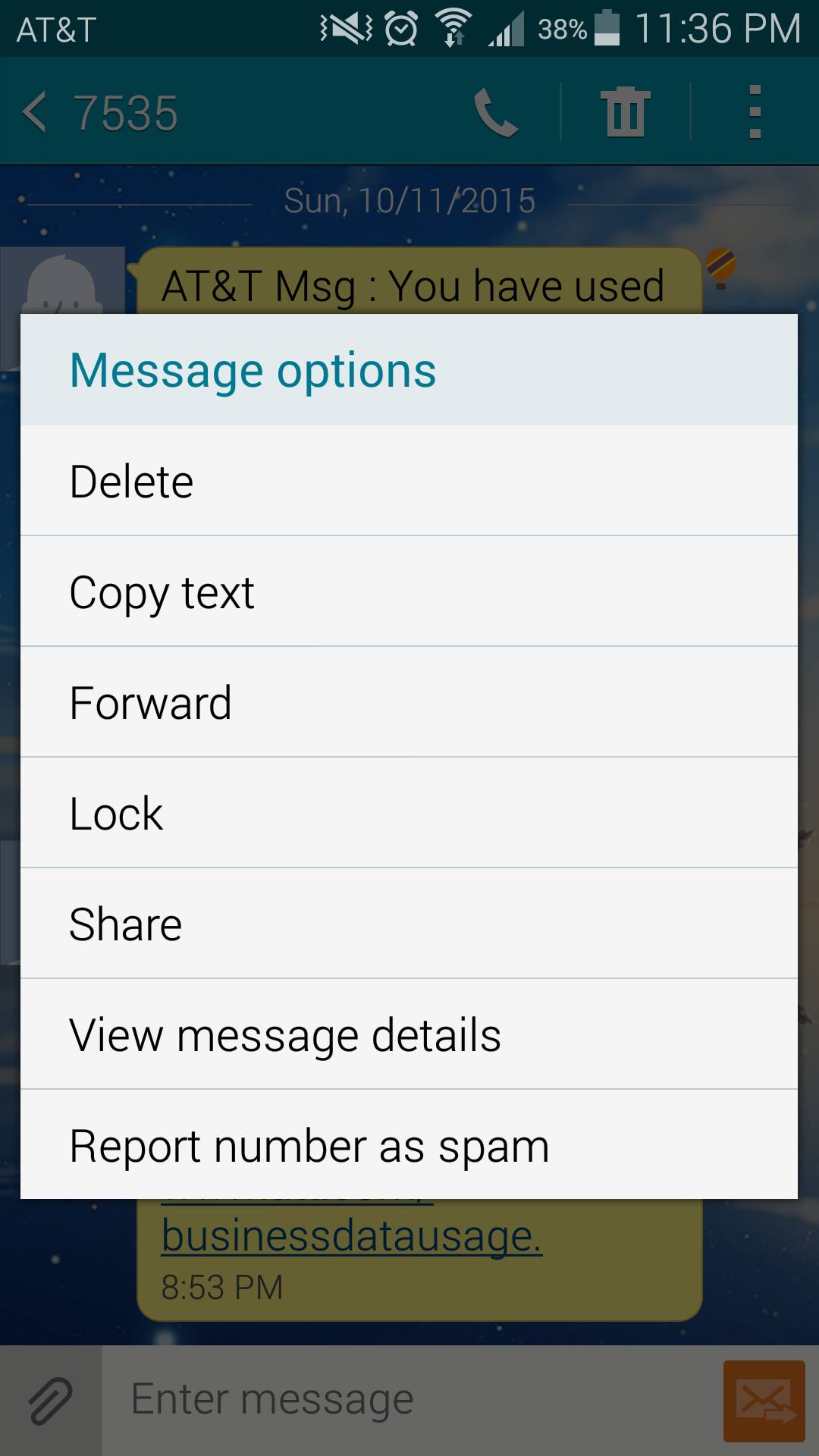 Text Selection Android