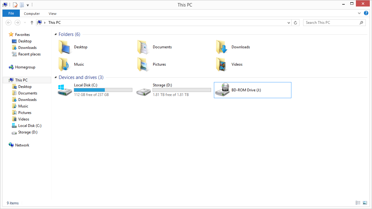 picture of File Explorer Window