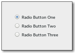 GNOME Radio Button Group